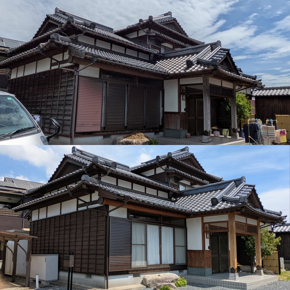 木部磨きの施工前